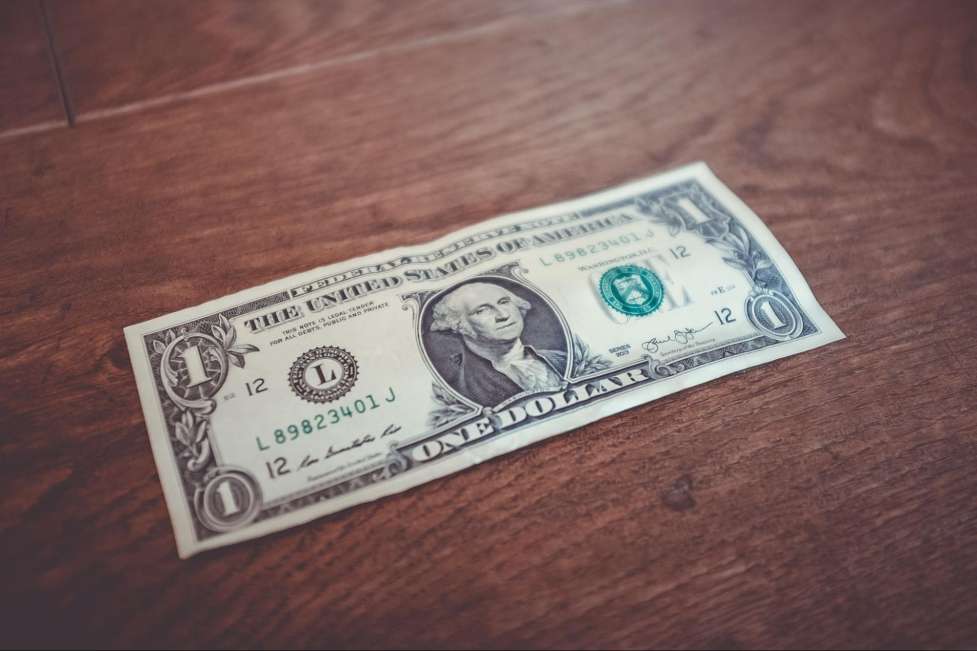 stock image of a dollar bill 