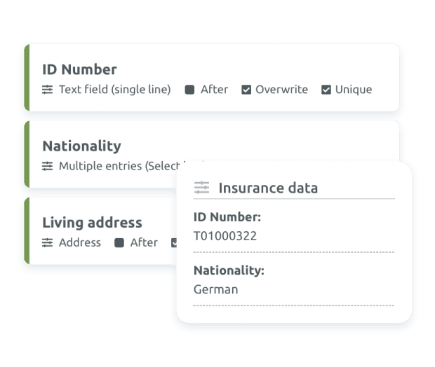 Custom booking forms