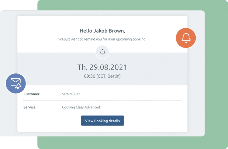 Booking reminder