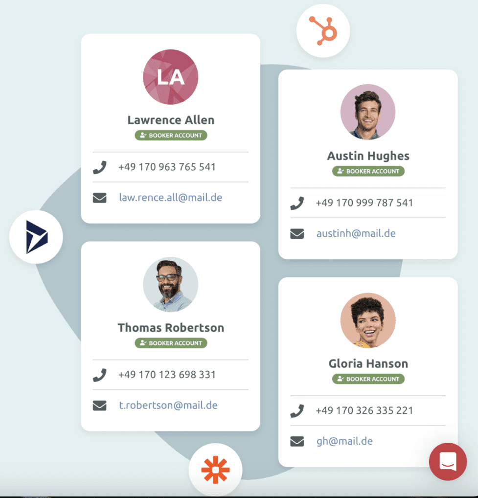 examples of customer profiles in timify 