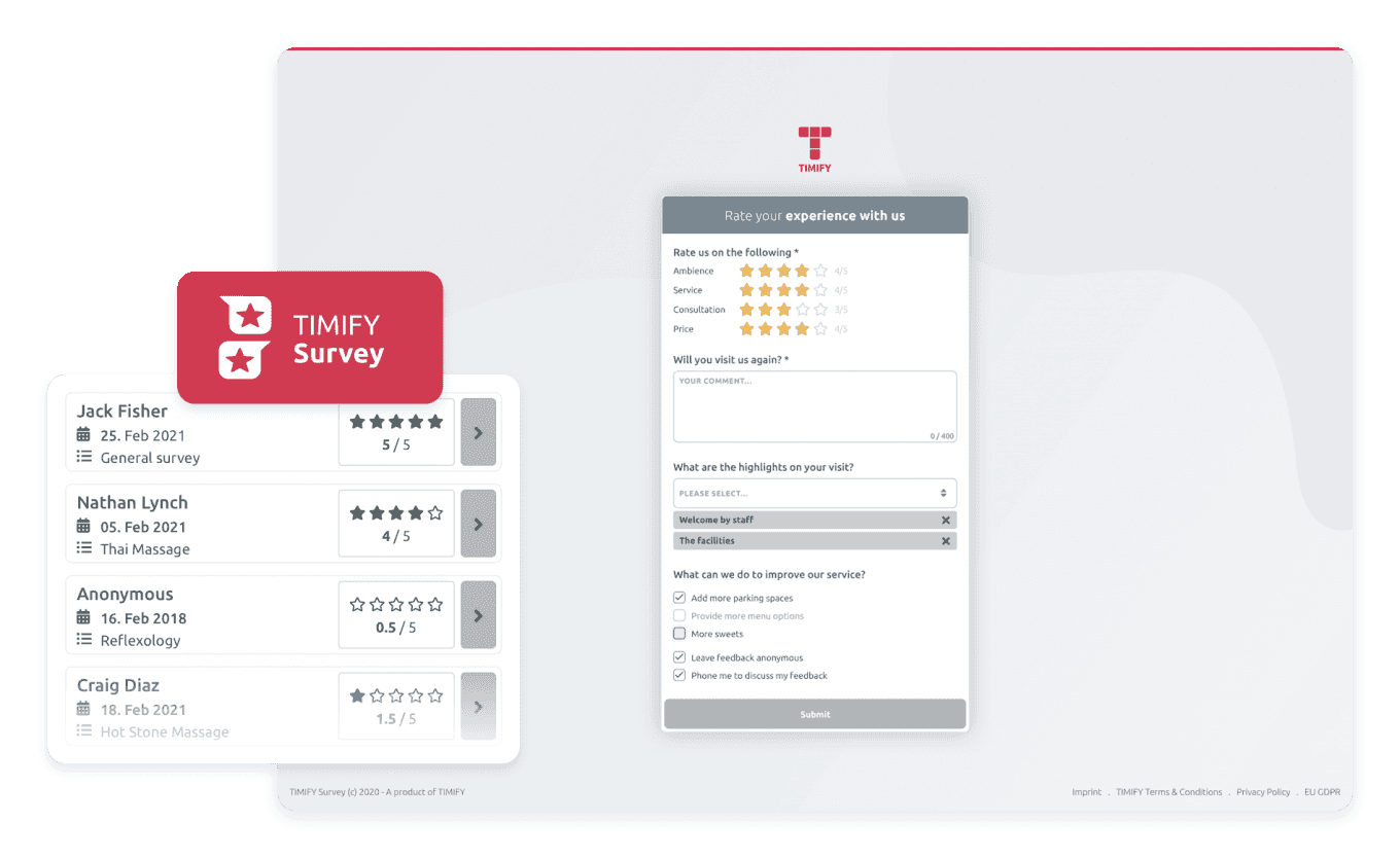 TIMIFY Survey app