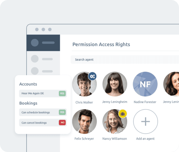 permissions access right timify dashboard