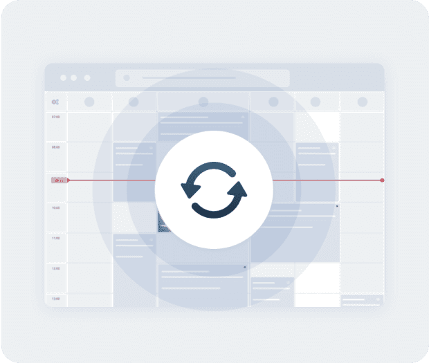 calendar real time sync