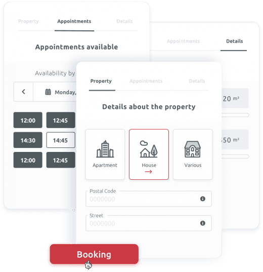 Acquisitions schedule meetings directly via your online tools