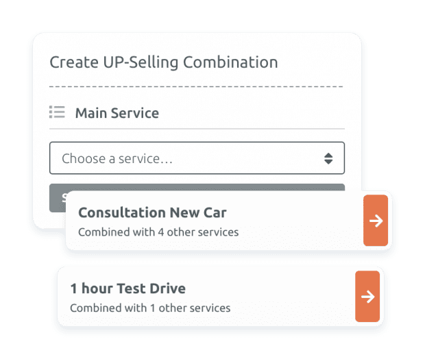 Upsell and cross sell