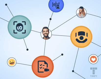 icons about customer satisfaction interconnecting with each other